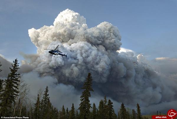 آتش سوزی هولناک در جنگل های کانادا