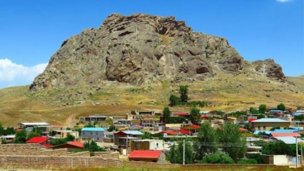 نمایی از قلعه باستانی بوینی یوغون روستای کورعباسلو نمایی از قلعه باستانی بوینی یوغون روستای کورعباسلو