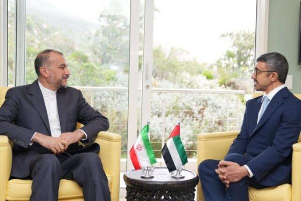 ملاقات وزرای خارجه ایران و امارات در حاشیه نشست بریکس