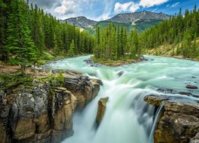 سفر به آبشارهای تماشایی Sunwapta